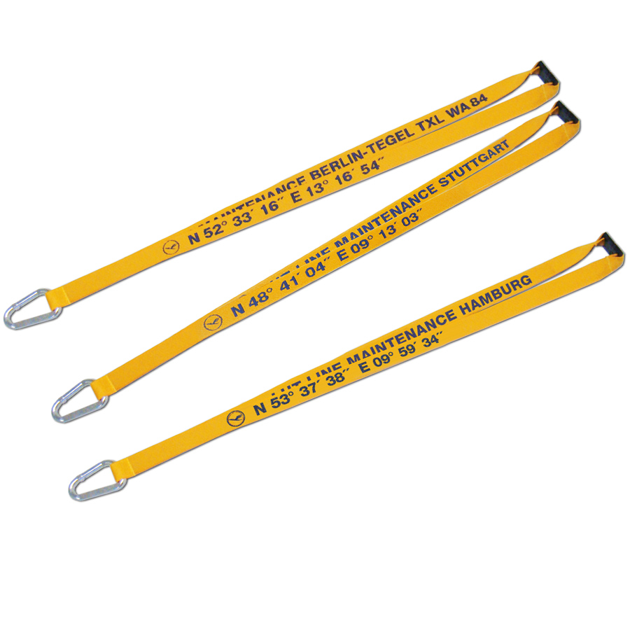 Lanyards mit Safety-Brakeaway und Karabiner, Textil