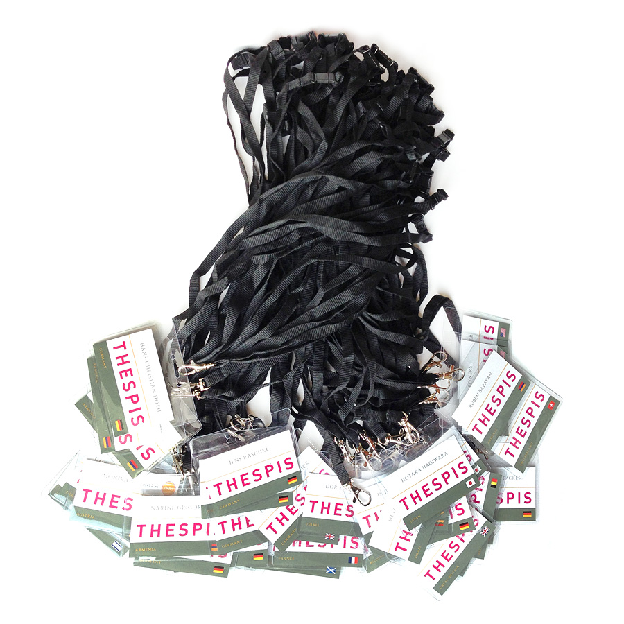 Lanyards mit Ausweisen