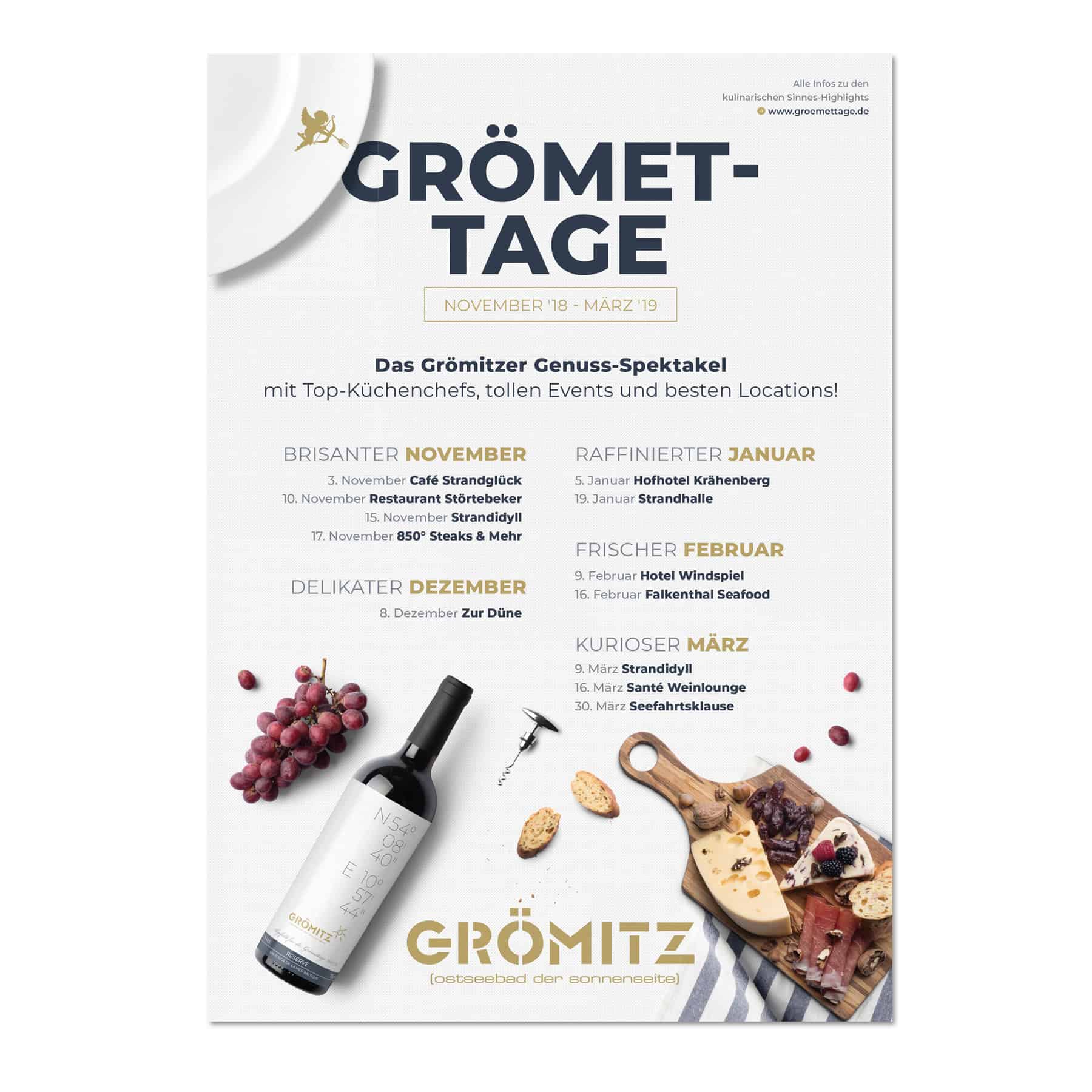 La Deutsche Vita - Drucksachen Plakat Grömettage Grömitz