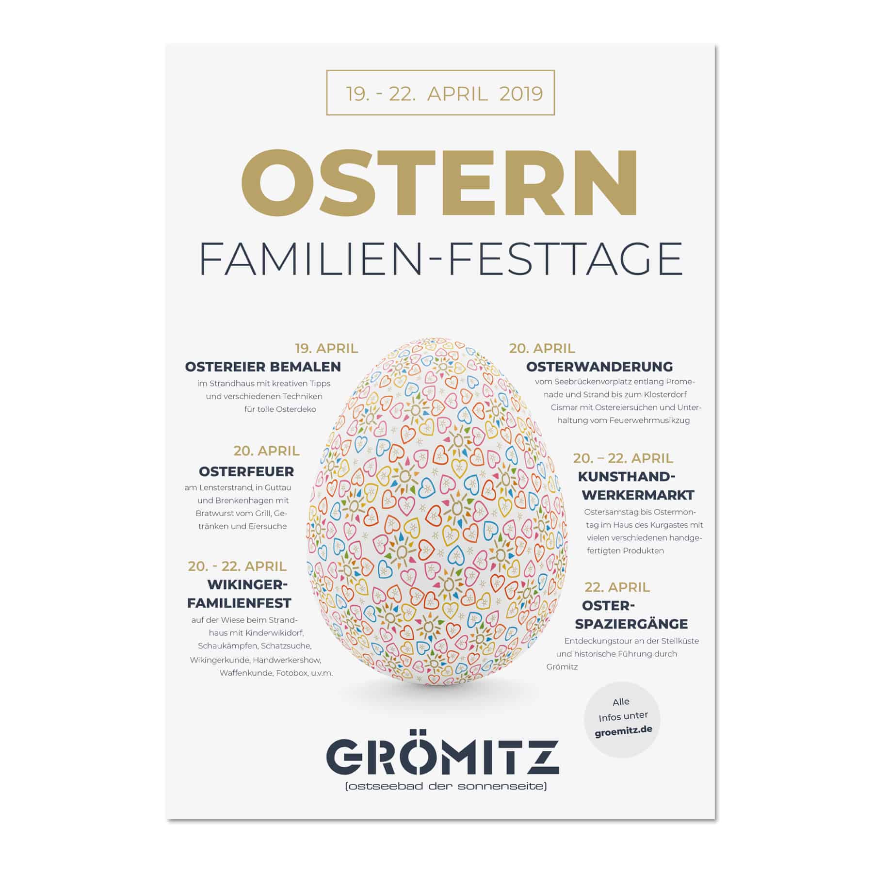 La Deutsche Vita - Drucksachen Plakat Ostern Grömitz